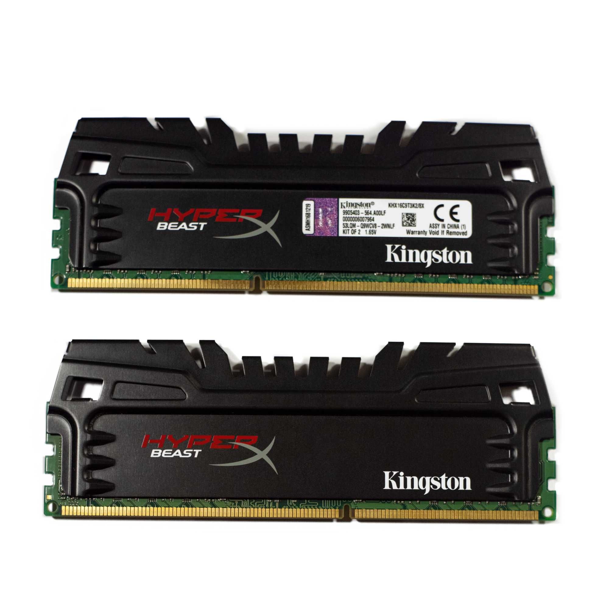 Оперативна пам'ять Kingston HyperX Beast DDR3 1600MHz 12800U 2Rx8 CL9