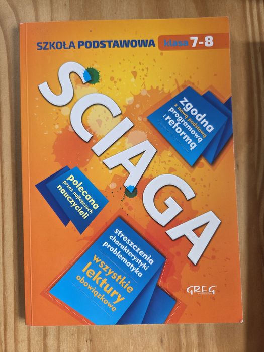 Ściąga j. polski klasa 7-8 Greg