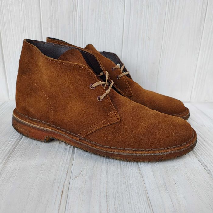 Ботинки дезерты Clarks Originals замша Англия 41р черевики