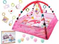 Mata edukacyjna basenik kojec zabawki dla dziecka niemowlaka