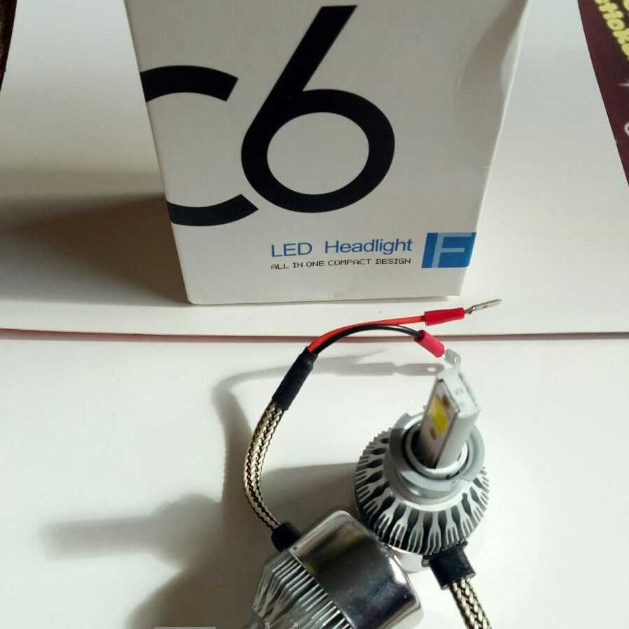 Лампа LED,цоколь H4 12V 36W С6-Н4 Н1 Н3 Н7  ближнє і дальне світло фар