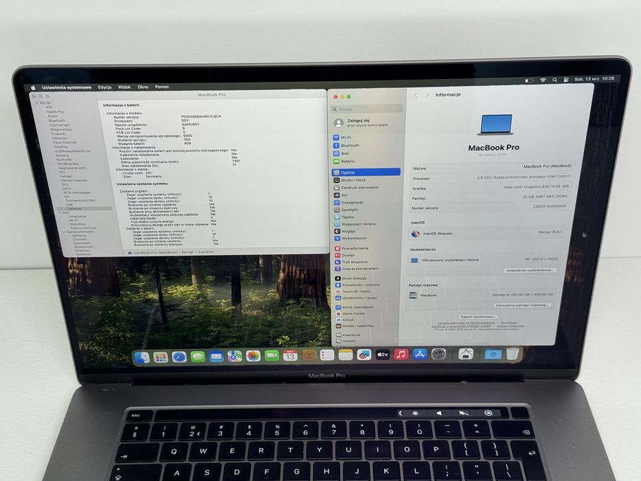 MacBook Pro 16 (A2141) - i7/32GB/512GB - faktura VAT 23%