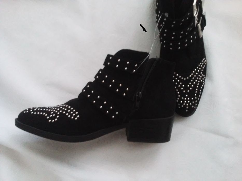 buty ekstrawaganckie botki trzewiki NOWE Primark 4/ 37