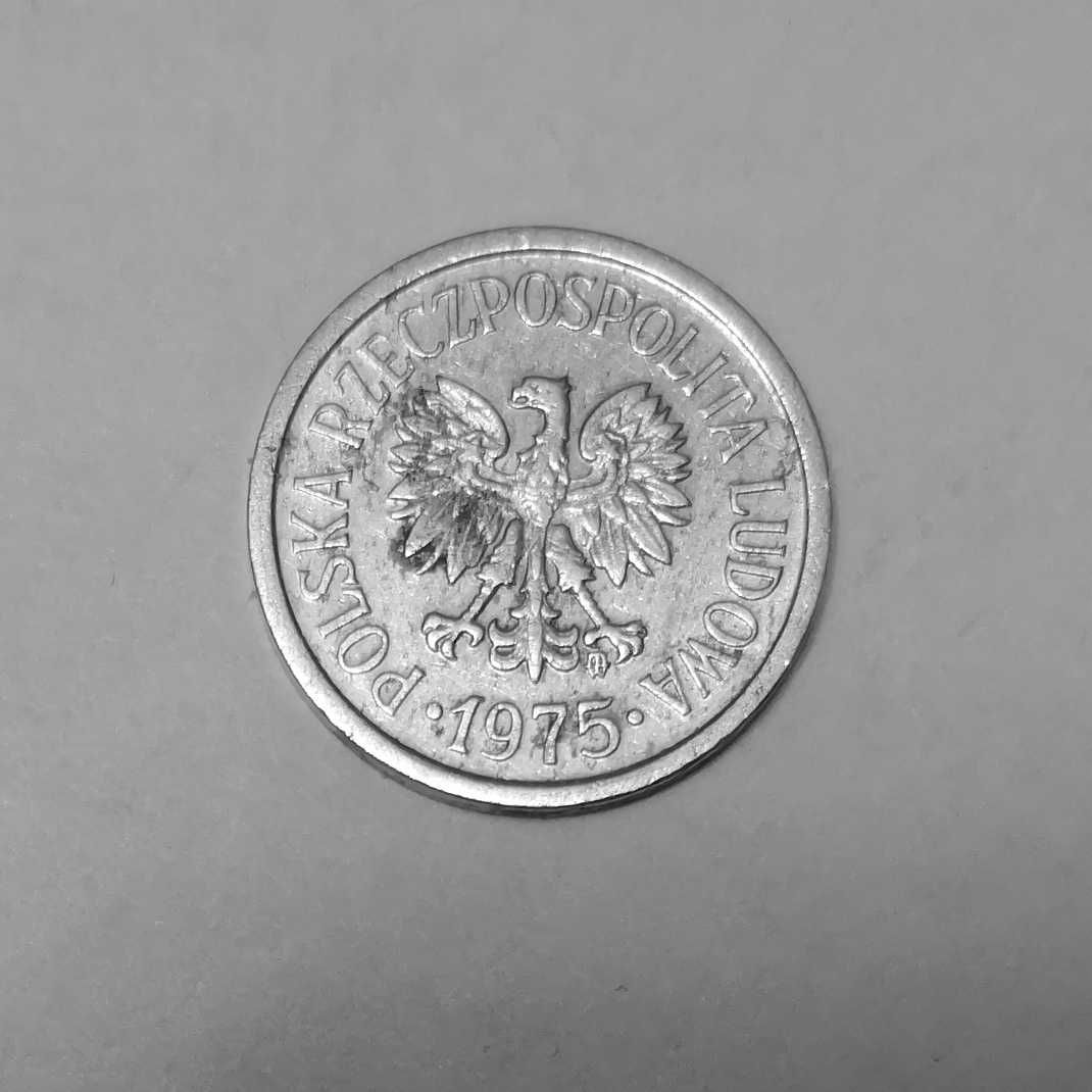 Moneta PRL 10 groszy 1975r.Al.Stan monety widoczny na zdjęciach.