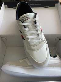 Buty męskie tommy hilfiger sneakersy lightweight leather mix cup r.41