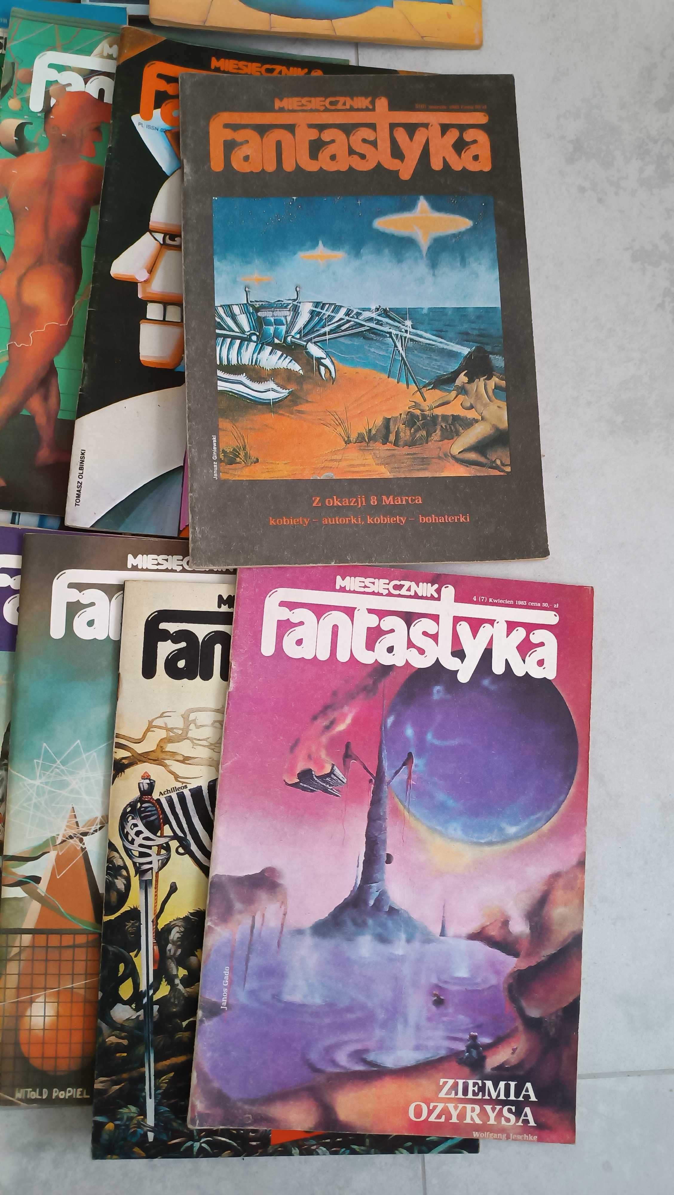 Fantastyka Czasopismo WIELKA Kolekcja Prenu min86 Numerów Lata 1982-90