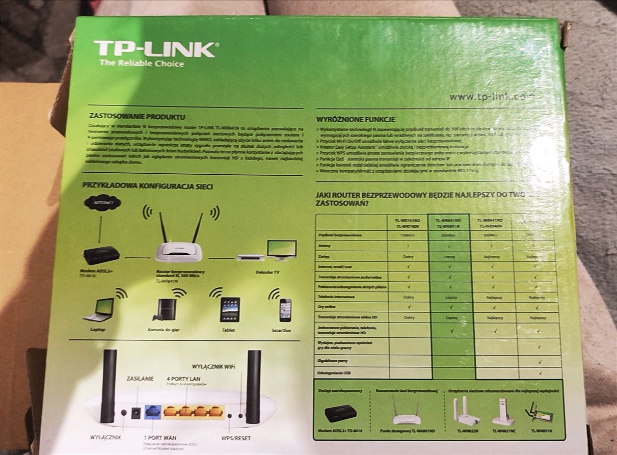 Router TP-LINK TL-WR841N