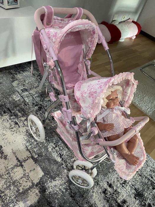 Carro Gémeos Rosa Valentina - NOVO