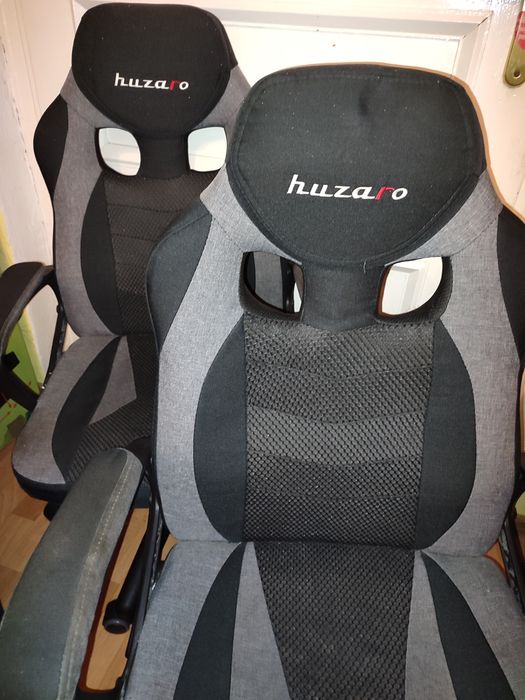 Fotel gamingowy kubełkowy HUZARO 2.5 szary