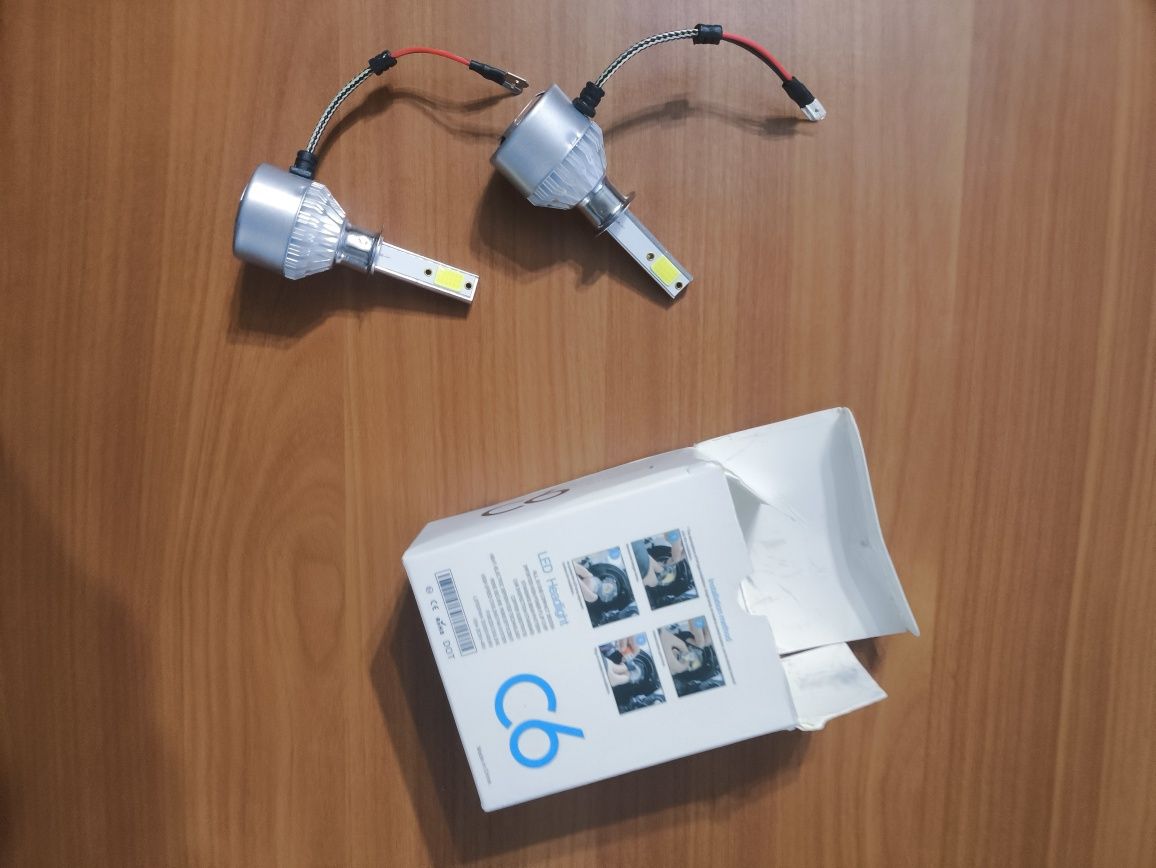 Lâmpadas H1 LED 6000K 150W: Branco Puro e Potência Extrema para Seu Ve