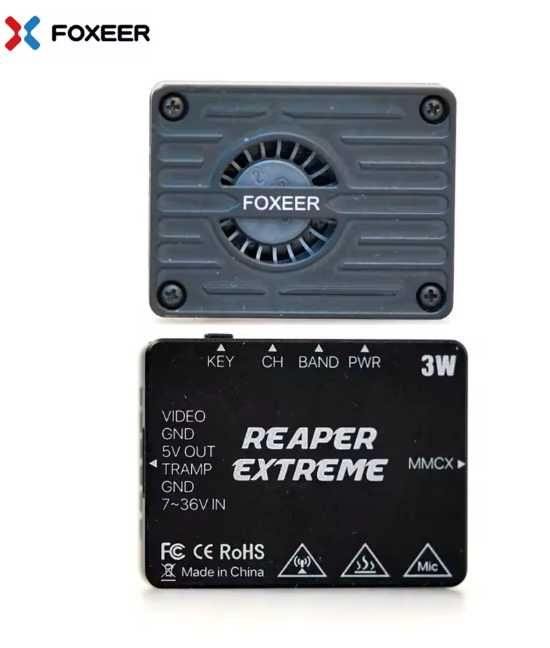 Foxeer Reaper Extreme 4.9–6G 3W 80CH VTx відеопередавач для FPV-дронів