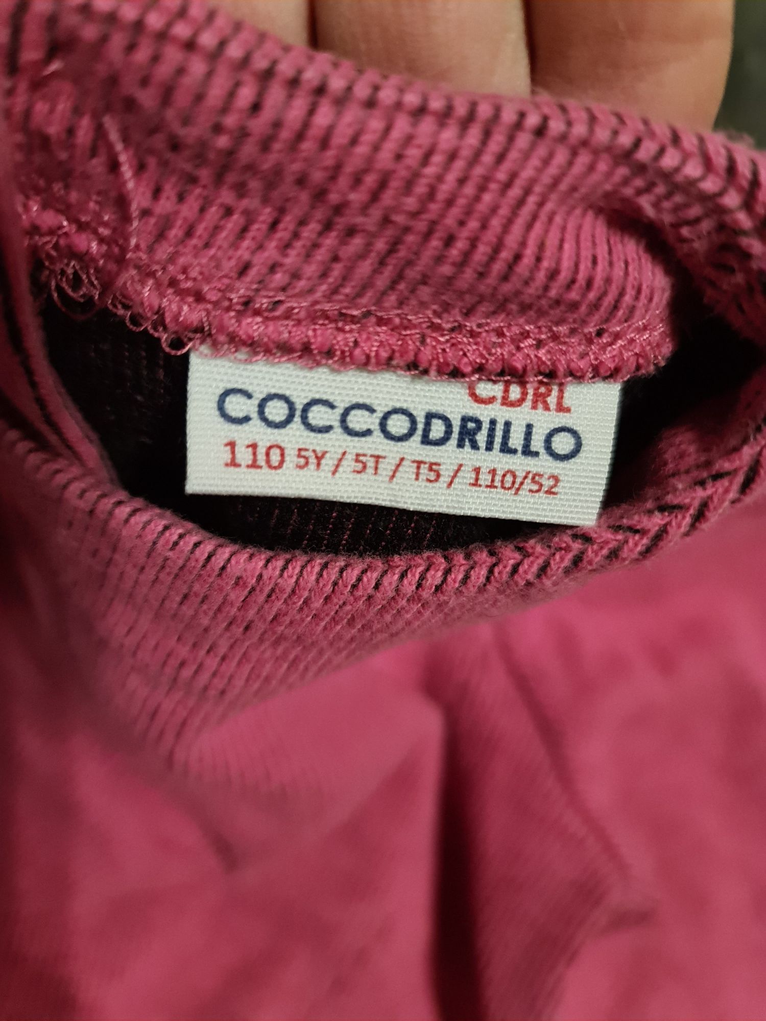 Coccodrillo bluza różowa r. 110