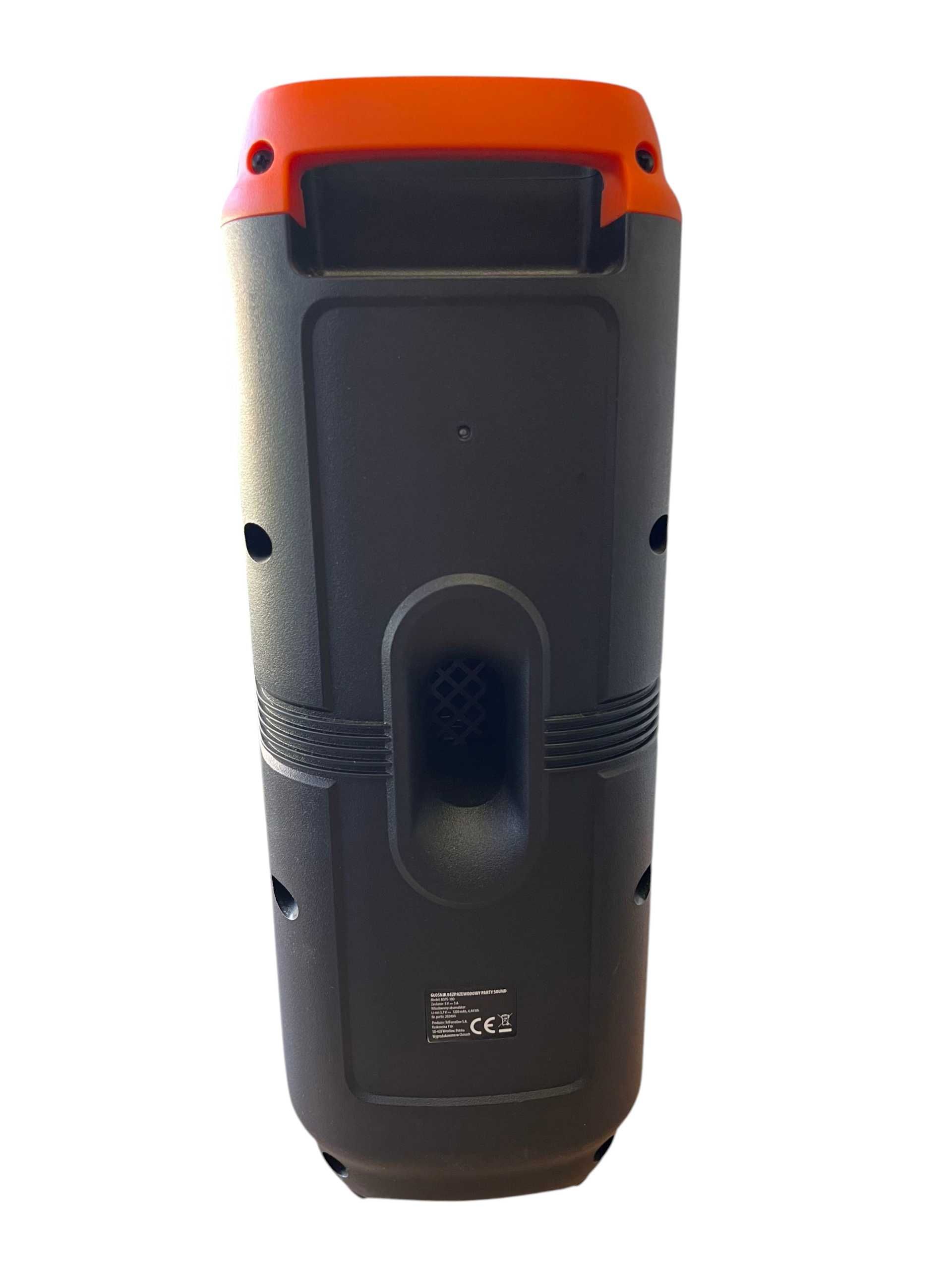 Głośnik przenośny BT Bluetooth RGB BSPS-100 czarny 20W Hykker