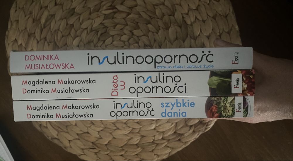 Insulinooporność 3 książki D. Musiałowska M. Makarowska zestaw