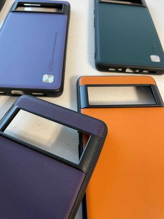 Кожаный чехол для Google Pixel 6 Pro LEATHER SKIN на все модели