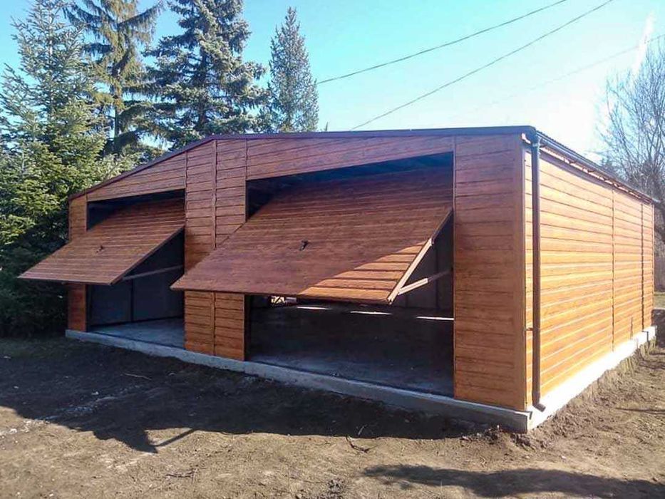 Garaż blaszany Ocynkowany Profil zamknięty Każdy wymiar Dostawa GRATIS