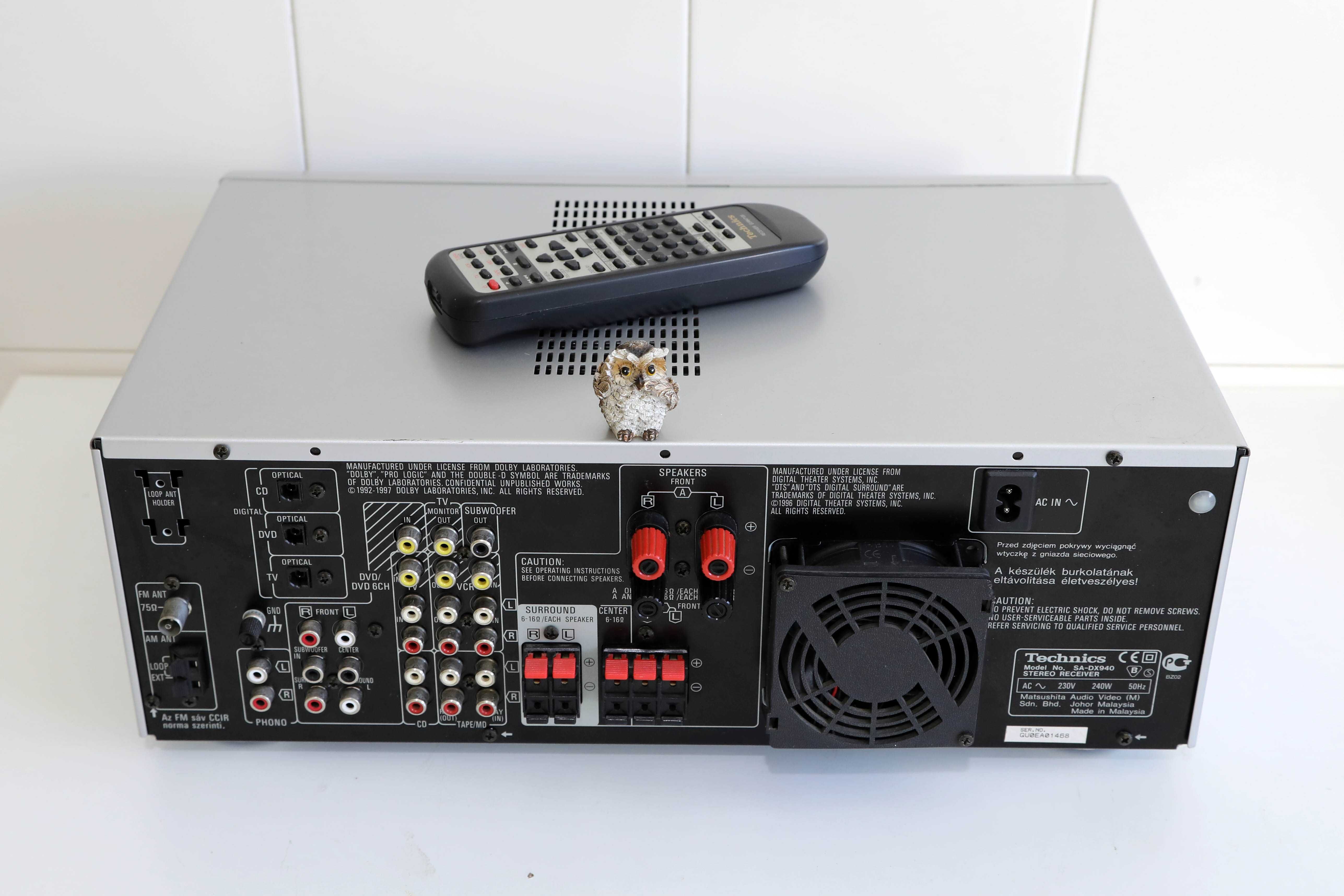 Technics SA-DX940 Receiver AV control 100watts