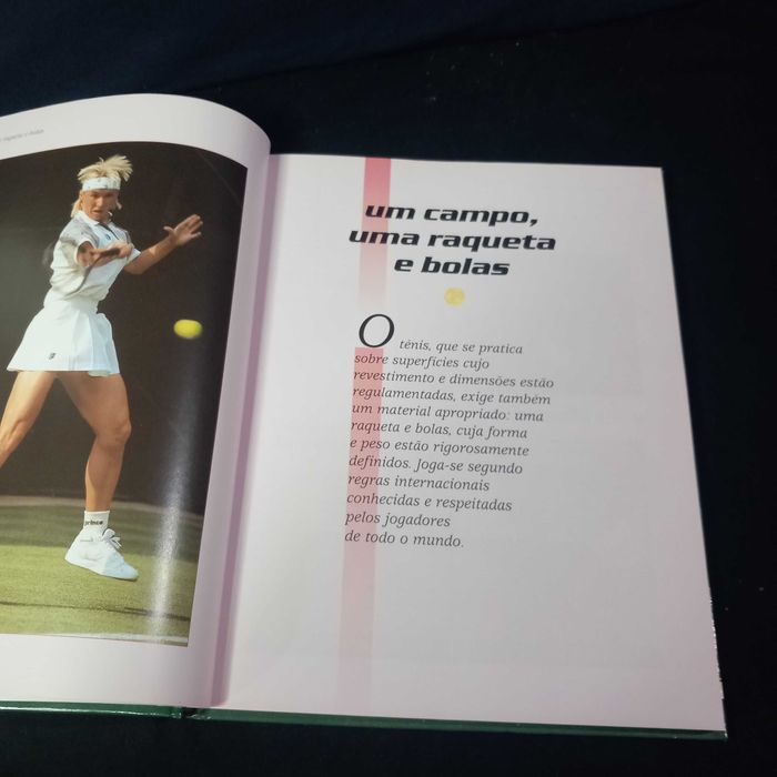 Livro de Ténis de Isabelle Demongeot