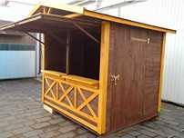 Domek handlowy 4 drewniany kiosk sklepik producent C1