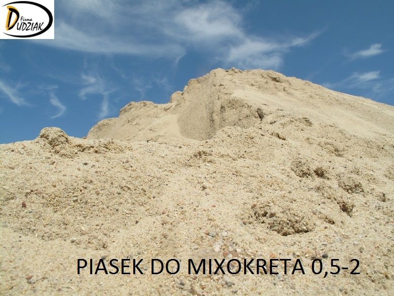 piasek płukany 0,5-2, mix, do trawnika, piach do tynków Lublin