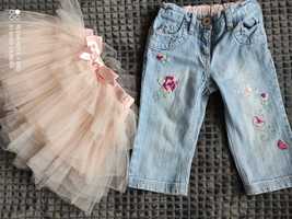 Spodnie spódniczka TUTU dla dziewczynki roz 104