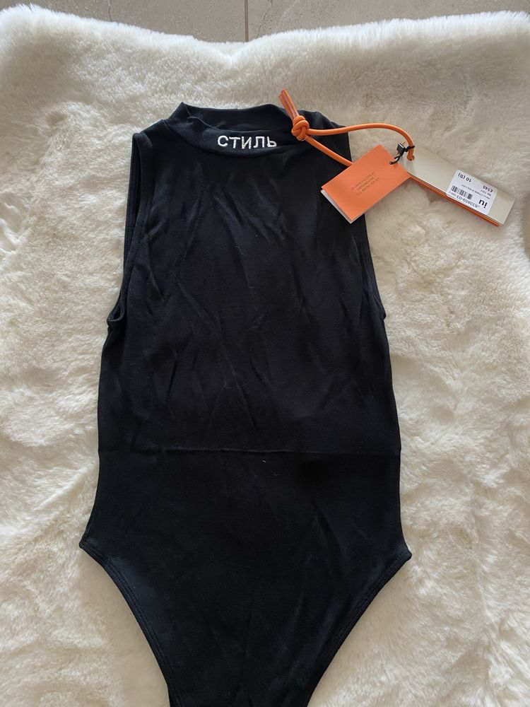 Чорний боді Heron Preston