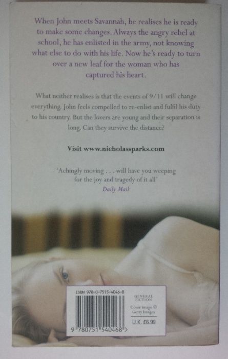 Dear John - Nicholas Sparks EN