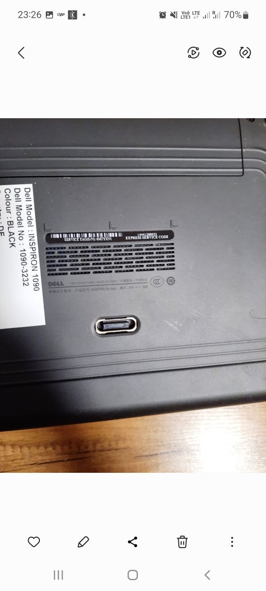 Laptop z dotykowym ekranem dell 1090