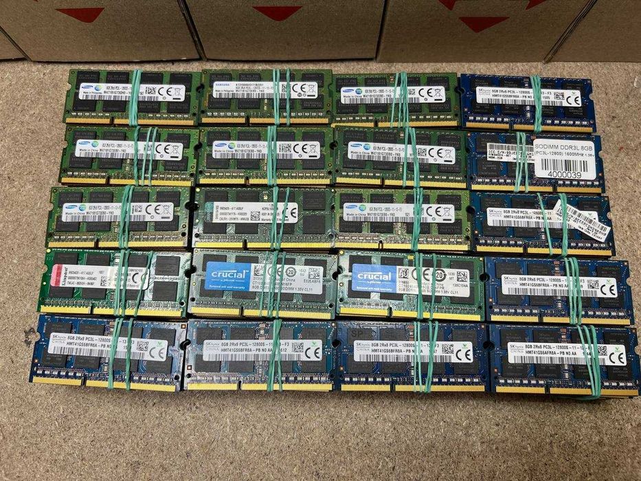 Оперативна пам`ять ноут 8GB | DDR3L 1600| 1,35v | SoDimm  |  Бу ОЗУ |