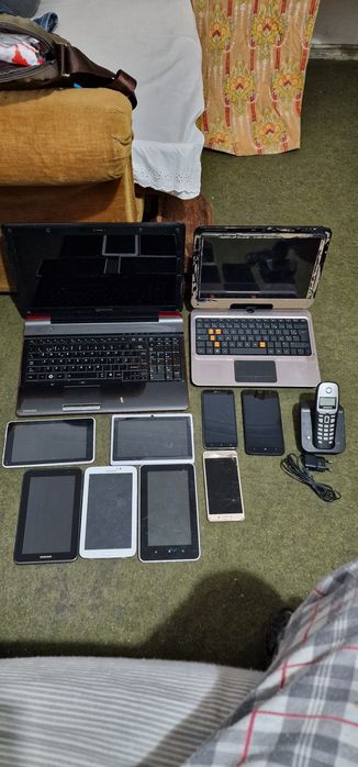 Portáteis tablet e smartphone para peças