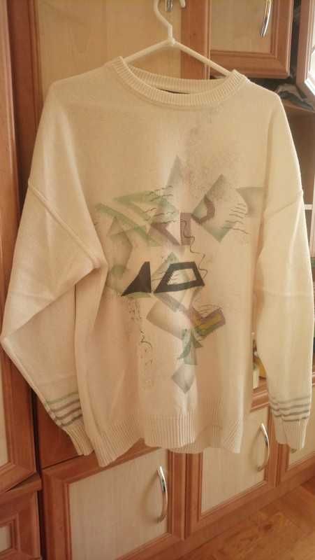 Kremowy sweterek na długi rękaw XL/ 2XL