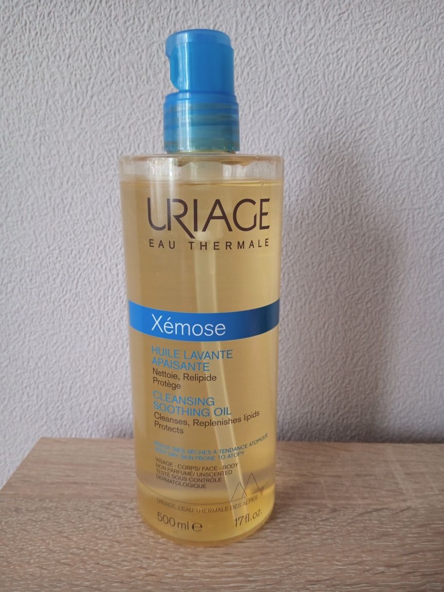Uriage Xémose заспокiйлива олійка для очищення обличчя