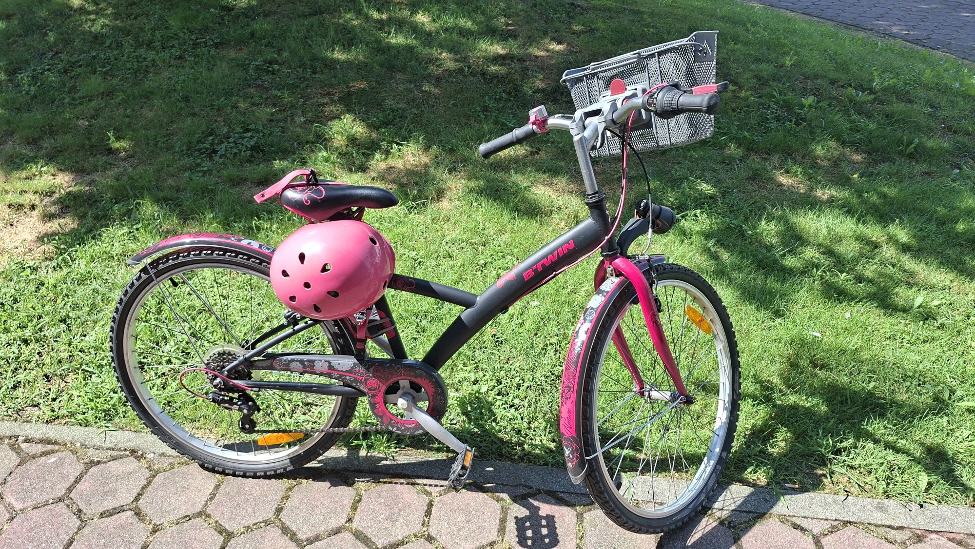 Bicicleta menina, roda 24, btwin Decathlon