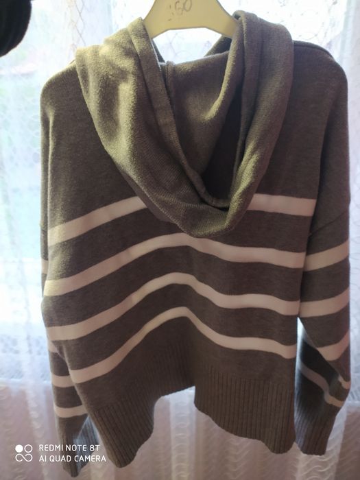 Кофта оверсайз сірого кольору