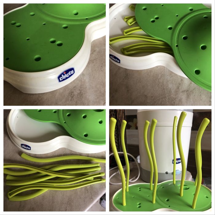 Лот! Стерилизатор chicco, сушилка для бут., бутылочка, масло bubchen