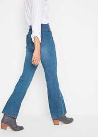 Jeans Bootcut stretch Bawełna R 44/46 na niskie osoby