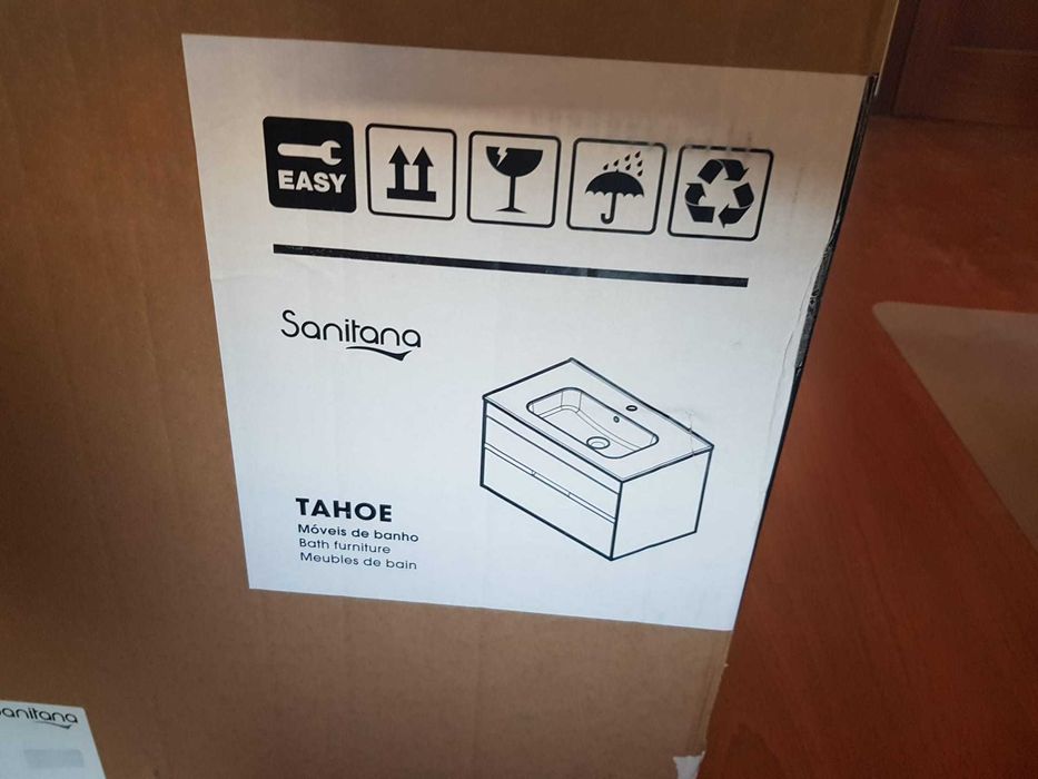 Móvel suspenso + Lavatório WC Novo