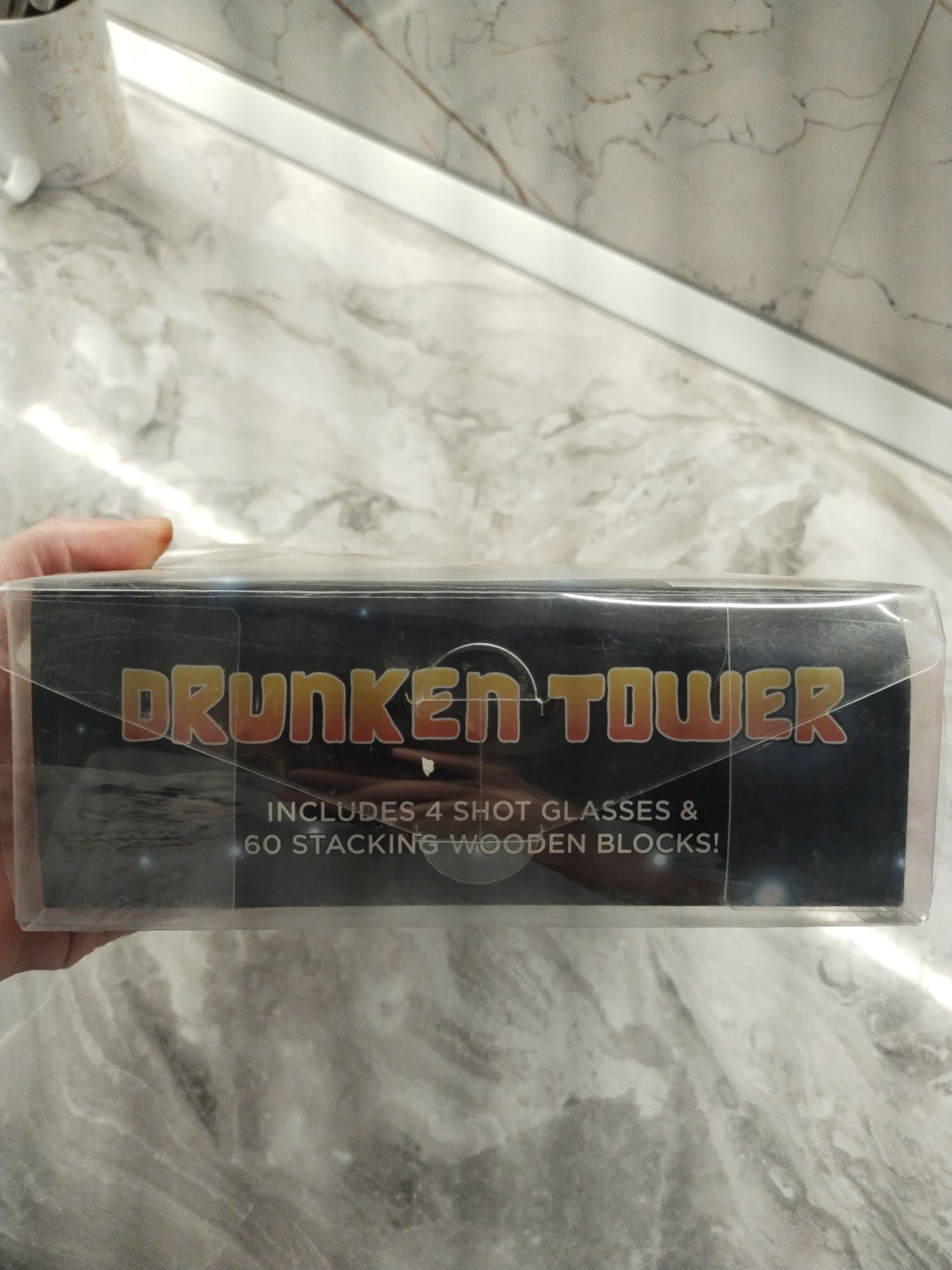 Игра Джанга пьяная башня Drunken Tower Jenga 60 блоков 4 стопки