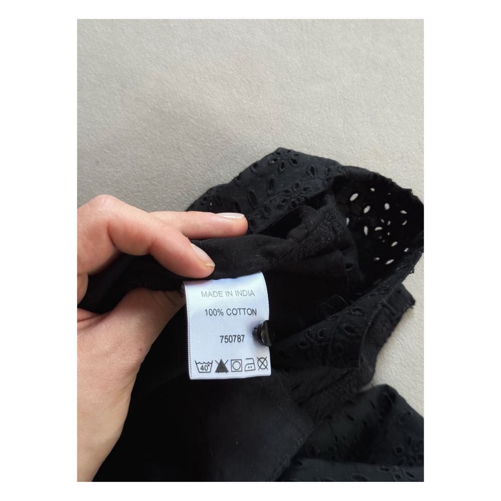 Sukienka bawełniana czarna L 40 kobieca elegancka
