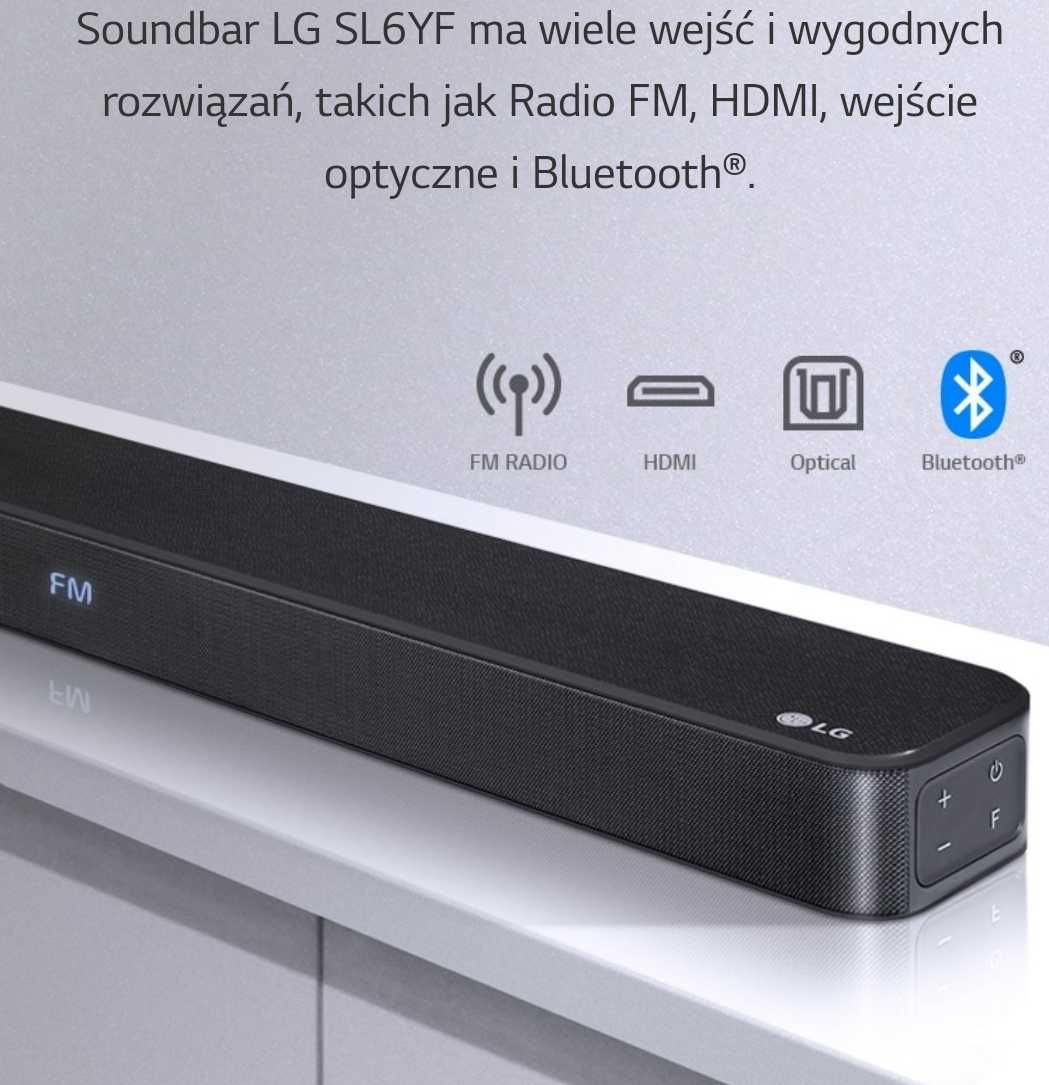 Soundbar + subwoofer + SPK-8S LG SL6YF        560W - OKAZJA !