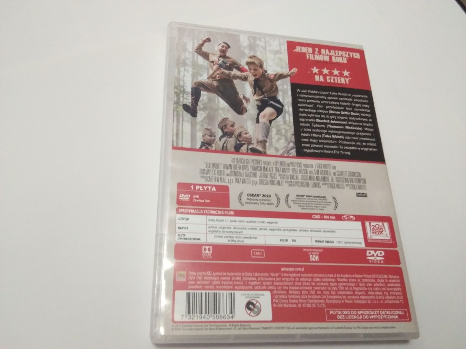 Film DVD Jojo Rabbit