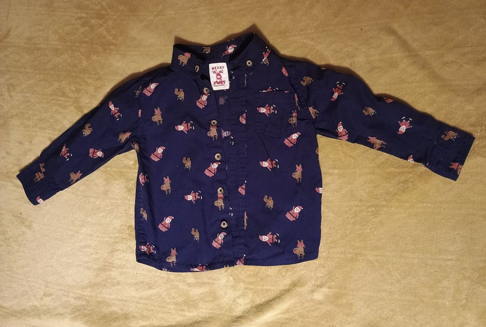 Świąteczna koszula dla chłopca