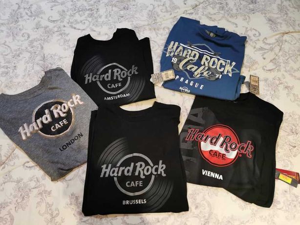 T-shirt Hard rock cafe NOVAS originais Londres Amesterdão Bruxelas etc
