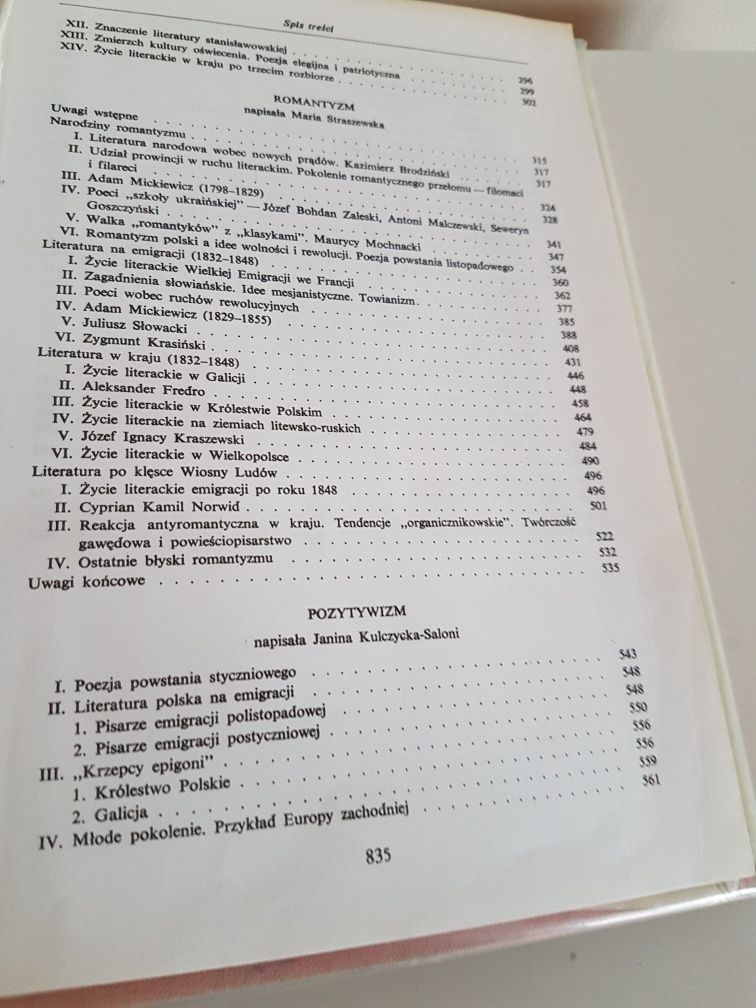 Literatura polska od średniowiecza do pozytywizmu PWN 1979