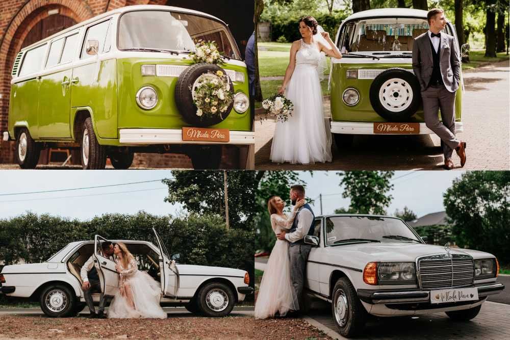 Zabytkowe Auta do Ślubu – Mercedes i Kultowy Ogórek na Wynajem! klasyk