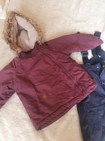 Зимний комплект (куртка, полукомбинезон), зимовий комплект HM, костюм
