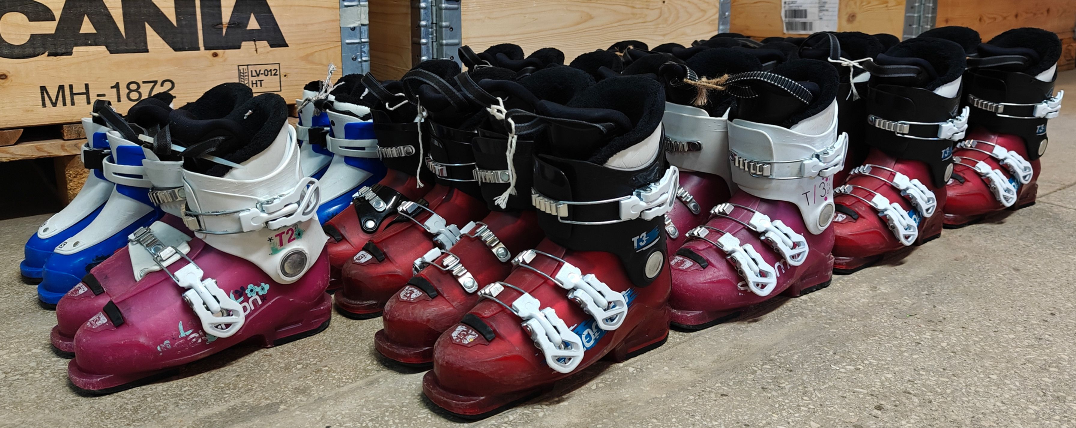 Pakiet butów narciarskich Salomon  Junior (130 zł/ 25€) 14 X buty