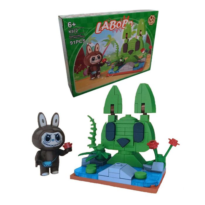 Конструктор LABOBO фігурка Labubu Лабубу Рокер Моряк Джунглі Будиночок