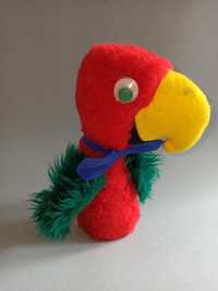 Stare zabawki papuga ara pozytywka maskotka vintage stara zabawka