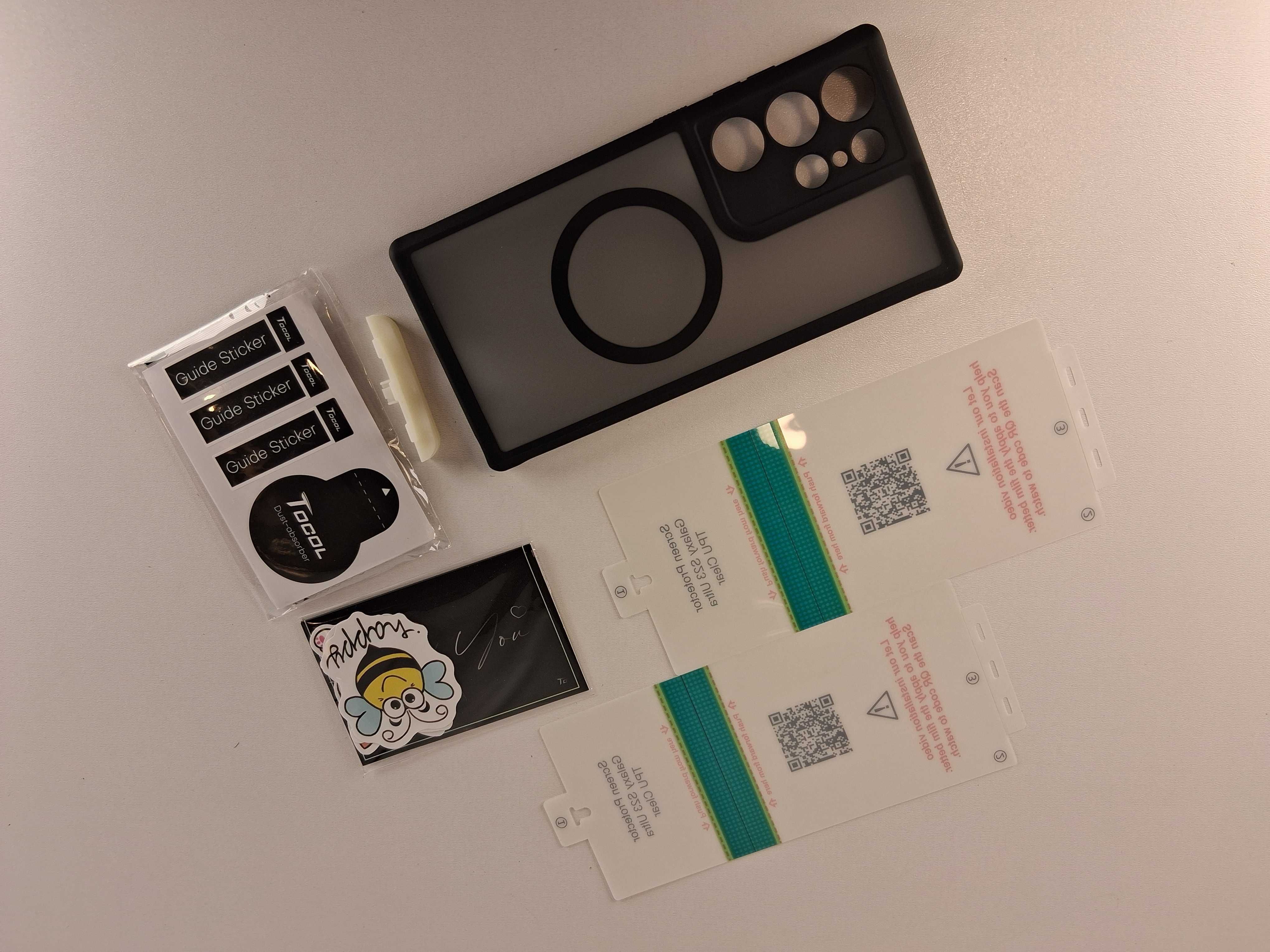 Y102 Etui Tocol MagSafe Samsung Galaxy S23 Ultra Szkło Hartowane